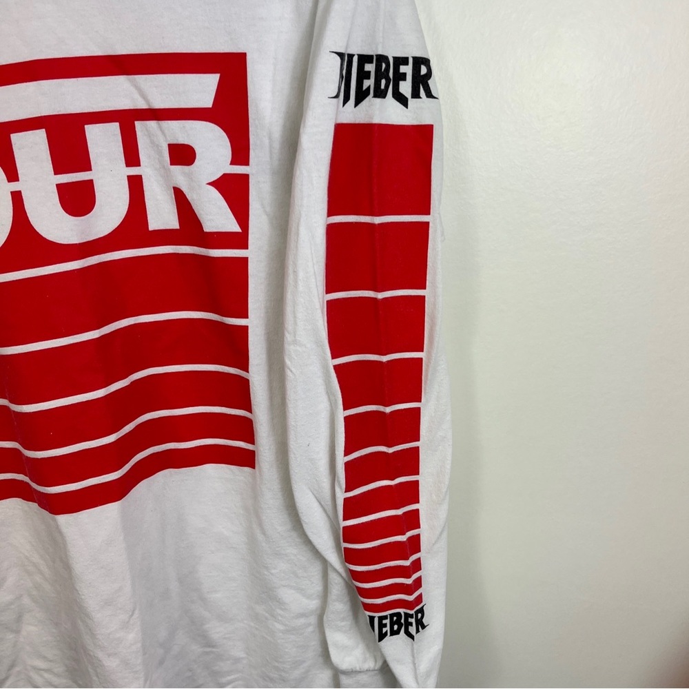 Justin Bieber 2017 Purpose Stadium Tour Longsleeve Tshirt Pop Hip Hop Fits Sz M - Picture 4 of 11